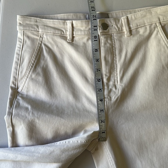 Everlane The Slim Leg Crop Pants Cream Colored - Picture 10 of 17
